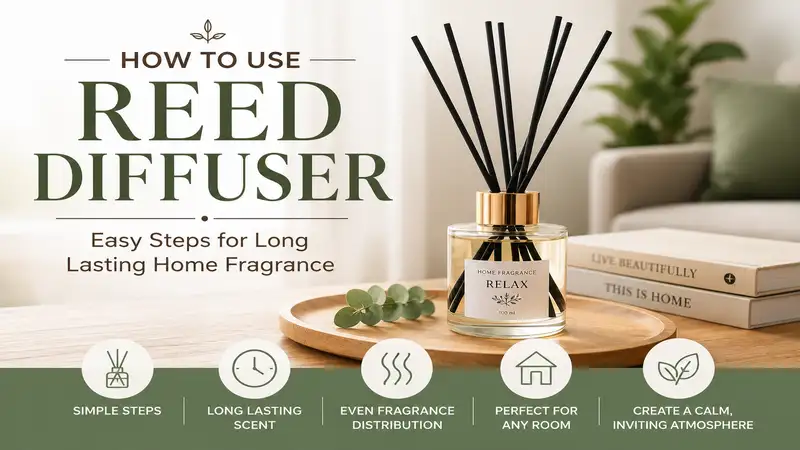 how to use reed diffuser for long lasting home fragrance