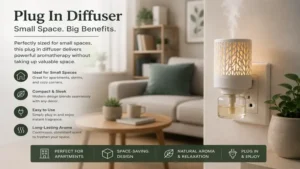 plug in diffuser designed for apartments and small living spaces
