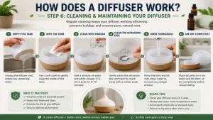 how does a diffuser work efficiently after regular cleaning and maintenance