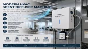 modern hvac scent diffuser machine designed for large commercial air circulation systems