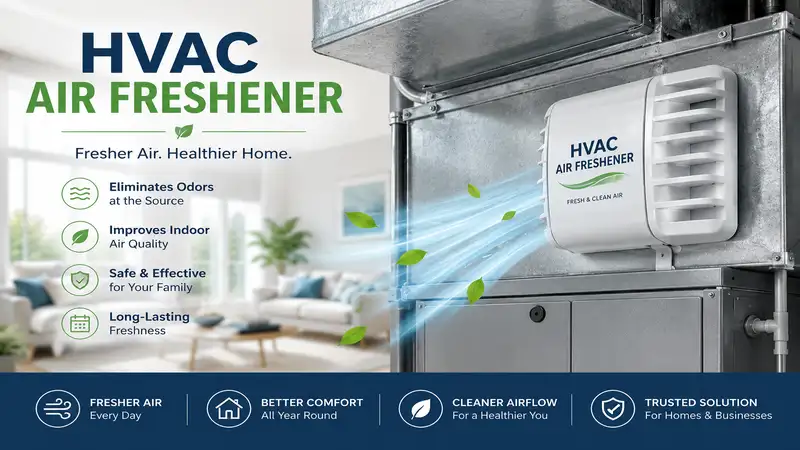 hvac air freshener improving indoor air quality and eliminating odors in a modern home ventilation system