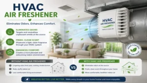 hvac air freshener reducing household odors and enhancing indoor comfort