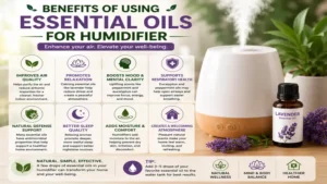 Benefits of using essential oils for humidifier to improve indoor comfort and aroma