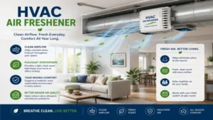 hvac air freshener promoting clean airflow and a pleasant indoor environment year-round