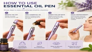 How to use an essential oil pen for quick, convenient, and mess-free aromatherapy.