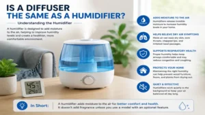 Humidifier increasing indoor humidity to answer is a diffuser the same as a humidifier