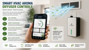 best hvac scent diffuser for home with smart app controls and adjustable scent settings