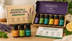 Affordable essential oils gift set with multiple fragrance options for beginners and enthusiasts