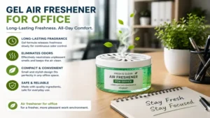 air freshener for office providing continuous odor control in shared workspaces