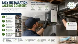 best hvac scent diffuser for home during professional HVAC diffuser installation process