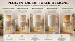 plug in oil diffuser designs available in different styles to match home dΓ©cor