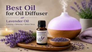 Best oil for oil diffuser with lavender essential oil for a calming and soothing scent