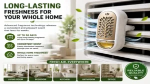 Air freshener for air vent in the home delivering long-lasting fragrance throughout every room