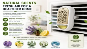 Air freshener for air vent in the home with a natural, refreshing scent for everyday comfort