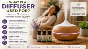 what is a diffuser used for in aromatherapy to create a calming and comfortable indoor environment