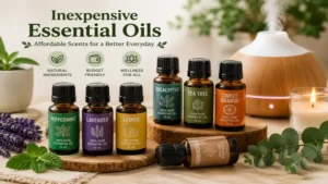 Inexpensive essential oils for home fragrance and relaxing aromatherapy